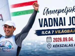 Vadnai Jonatán világbajnok köszöntése a Kékszalag PORT-ban