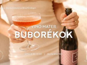 Buborékos borkóstoló Balatonfüreden – Vino Mater borkultúra klub a Zelna Bisztróban.
