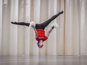 Inclusive Cheerleading and Acrobatics Class for Hobbyists—For Those Who Already Know How to Do Somersaults