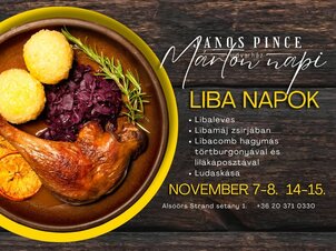 Márton-napi Liba Lakona a János Pince Udvarházban