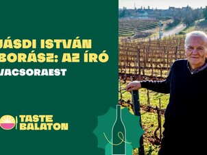 "Borász: író" - Vacsora Jásdi Istvánnal az Olivában