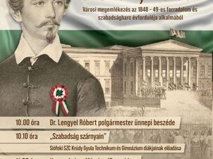 Városi megemlékezés az 1848 – 49-es forradalom és szabadságharc évfordulója alkalmából