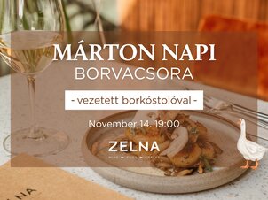 Márton-napi borvacsora - vezetett újborkóstolóval