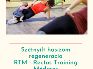Szétnyílt hasizom regeneráció (RTM – Rectus Training Módszer)