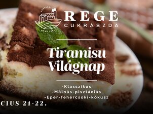 Tiramisu Világnap - Apátsági Rege Cukrászda